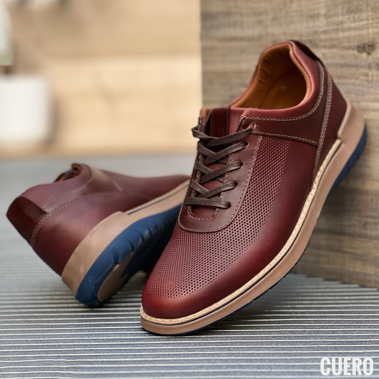 Zapato casual de vestir en cuero premium para hombre